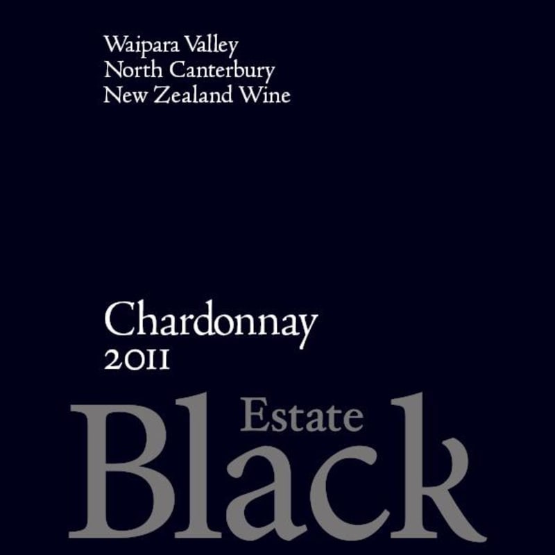 Black Estate Chardonnay 2011 Front Label