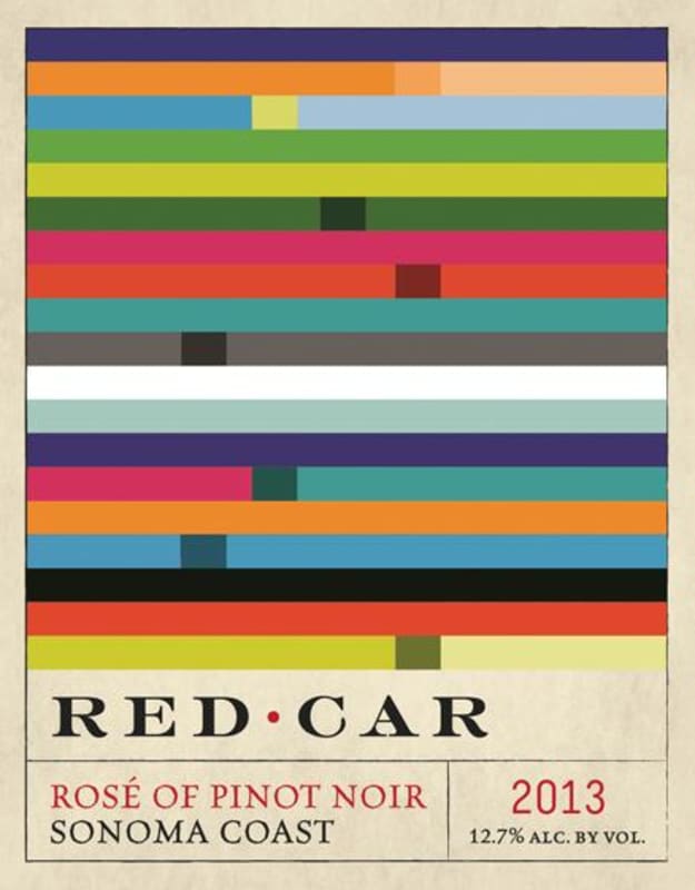 Red Car Rose of Pinot Noir 2013 Front Label