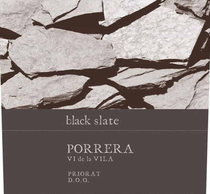 Black Slate Porrera 2010 Front Label