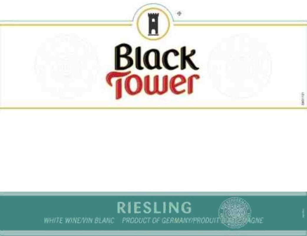 Black Tower Riesling 2014 Front Label
