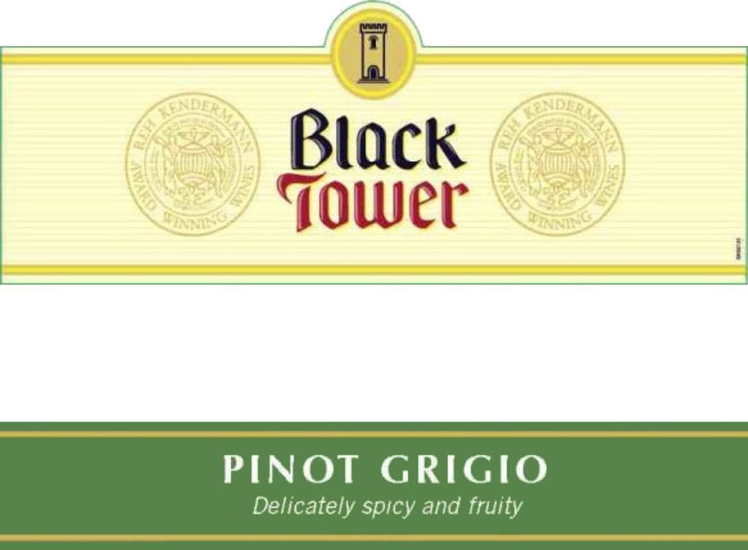 Black Tower Pinot Grigio 2010 Front Label