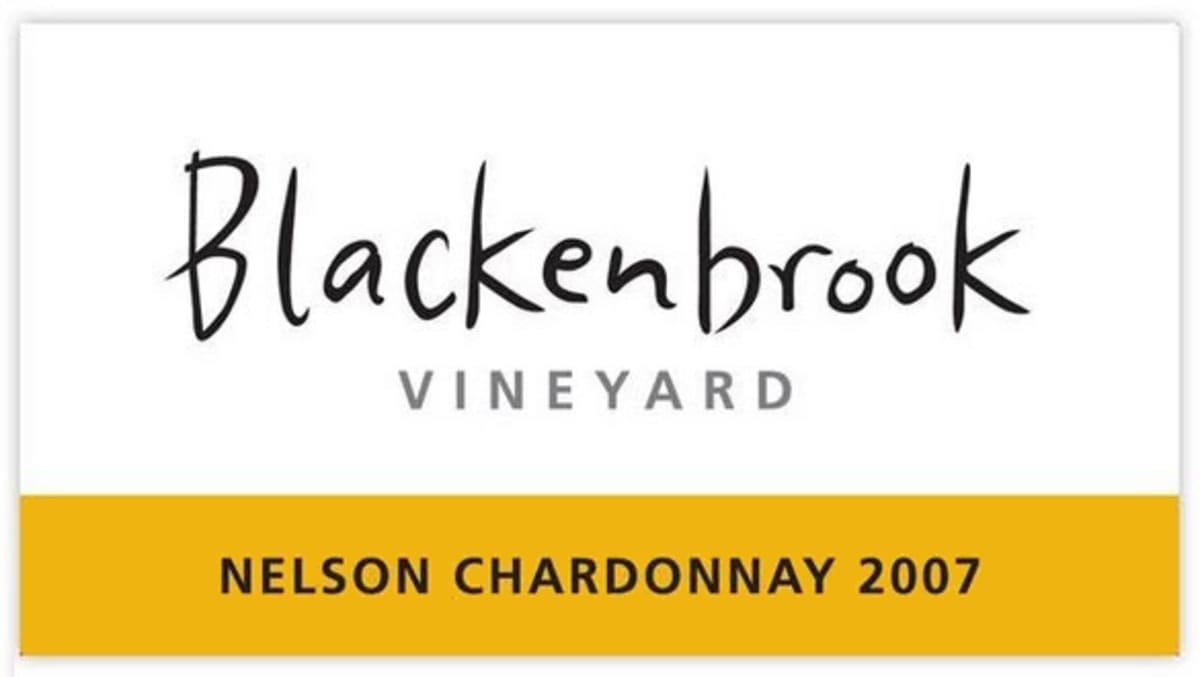 BlackenBrook Wines Chardonnay 2007 Front Label