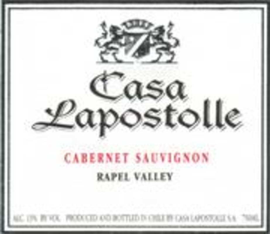Lapostolle Cabernet Sauvignon 1998 Front Label