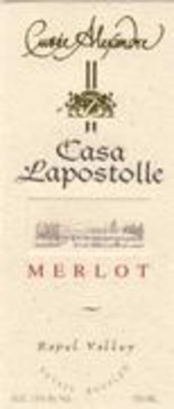 Lapostolle Cuvee Alexandre Merlot 1998 Front Label