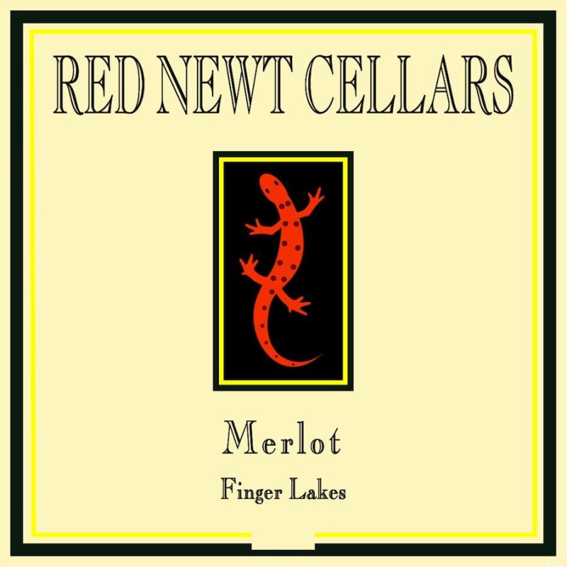 Red Newt Cellars Merlot 2010 Front Label