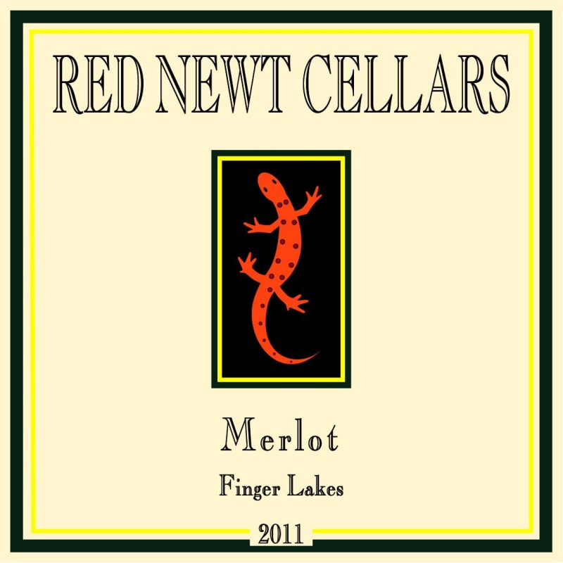 Red Newt Cellars Merlot 2011 Front Label