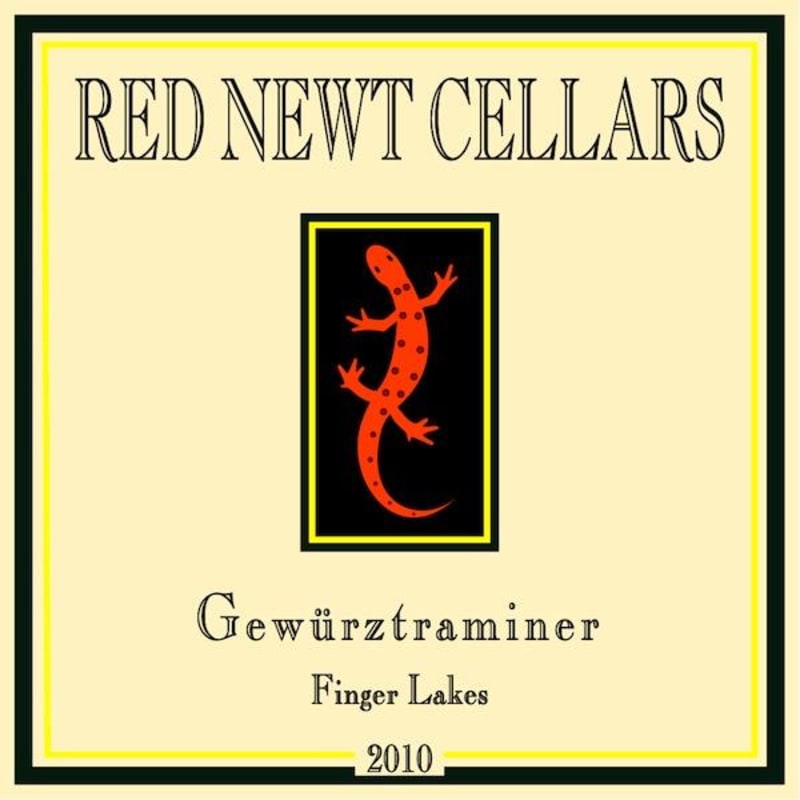 Red Newt Cellars Gewurztraminer 2010 Front Label