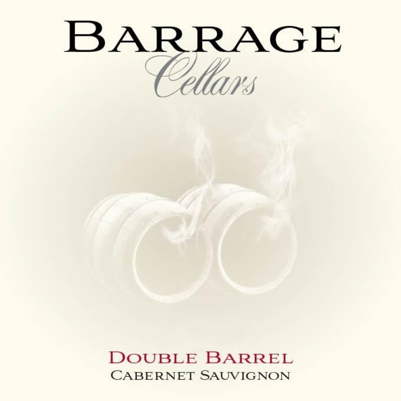 Barrage Cellars Double Barrel Cabernet Sauvignon 2012 Front Label