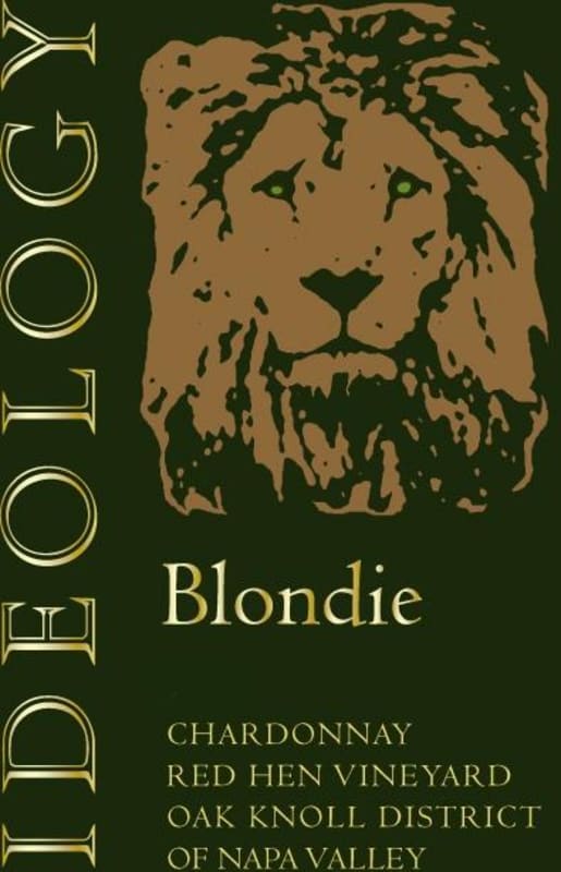 Ideology Cellars Red Hen Vineyard Blondie Chardonnay 2014 Front Label