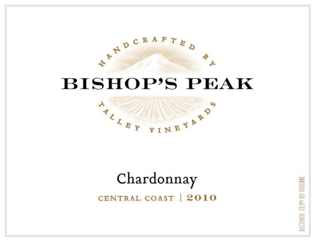 Bishop's Peak Chardonnay 2010 Front Label