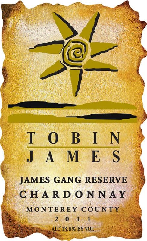 Tobin James James Gang Reserve Chardonnay 2011 Front Label