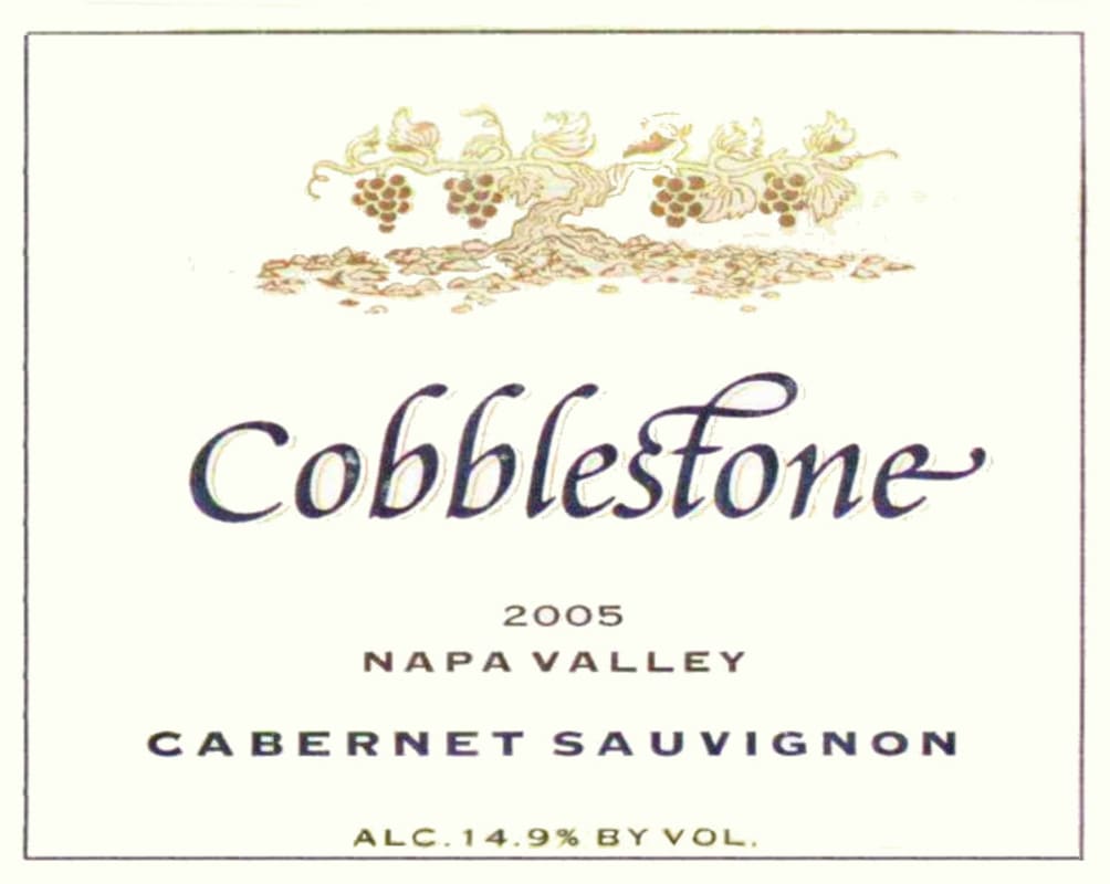 Cobblestone Cabernet Sauvignon 2005 Front Label
