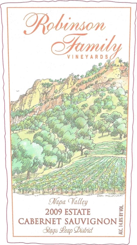 Robinson Family Vineyards Cabernet Sauvignon 2009 Front Label