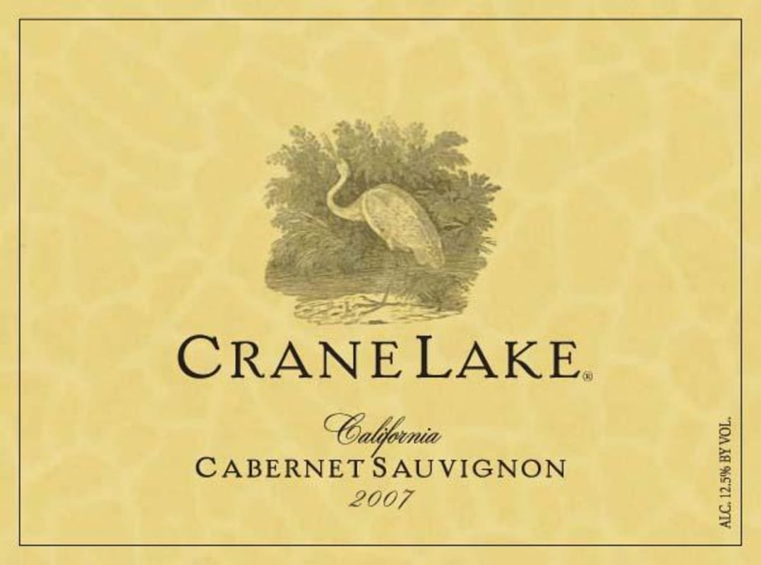 Crane Lake Cellars Cabernet Sauvignon 2007 Front Label