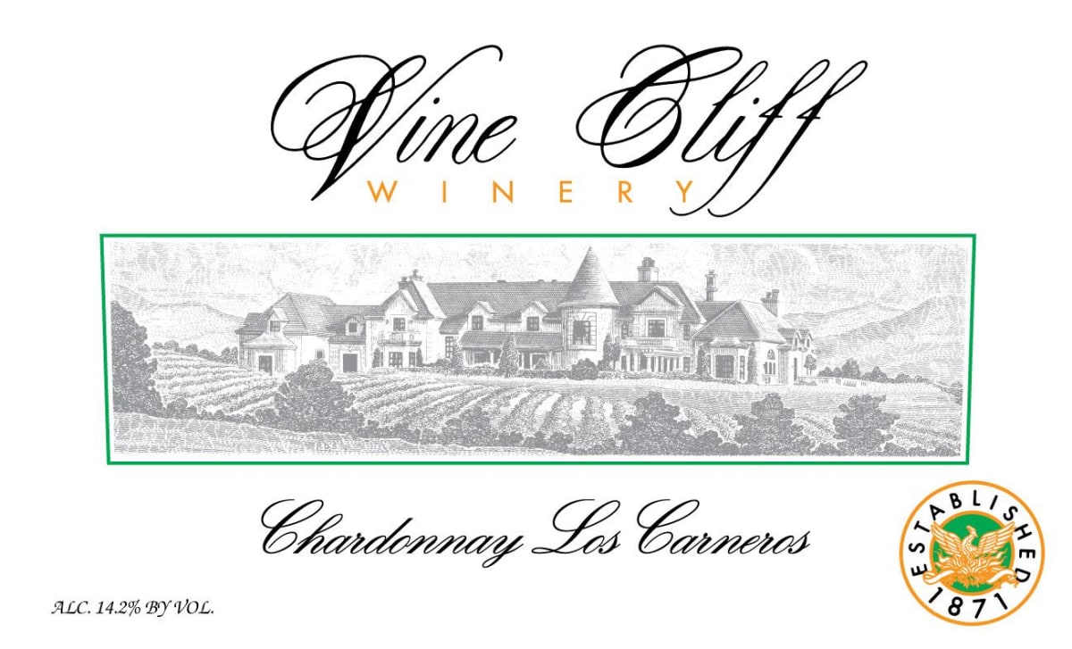 Vine Cliff Chardonnay 2014 Front Label