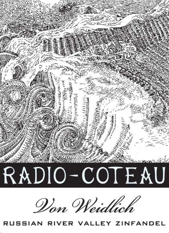 Radio-Coteau Von Weidlich Zinfandel 2012 Front Label