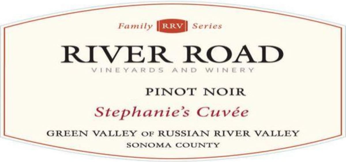 River Road Vineyards Stephanie's Cuvee Pinot Noir 2014 Front Label
