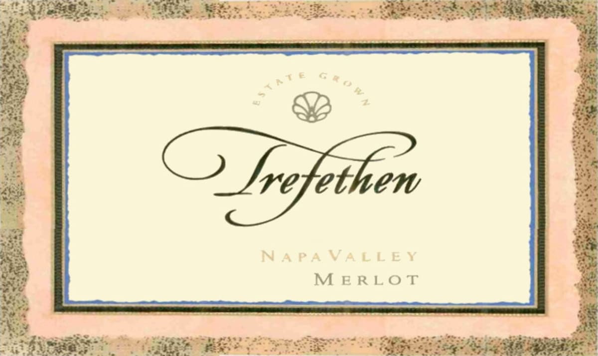 Trefethen Merlot 2002 Front Label