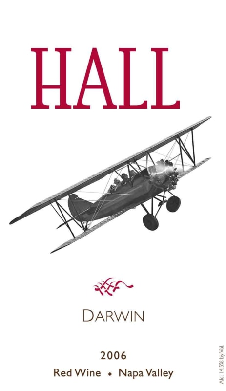 Hall Darwin Red 2006 Front Label