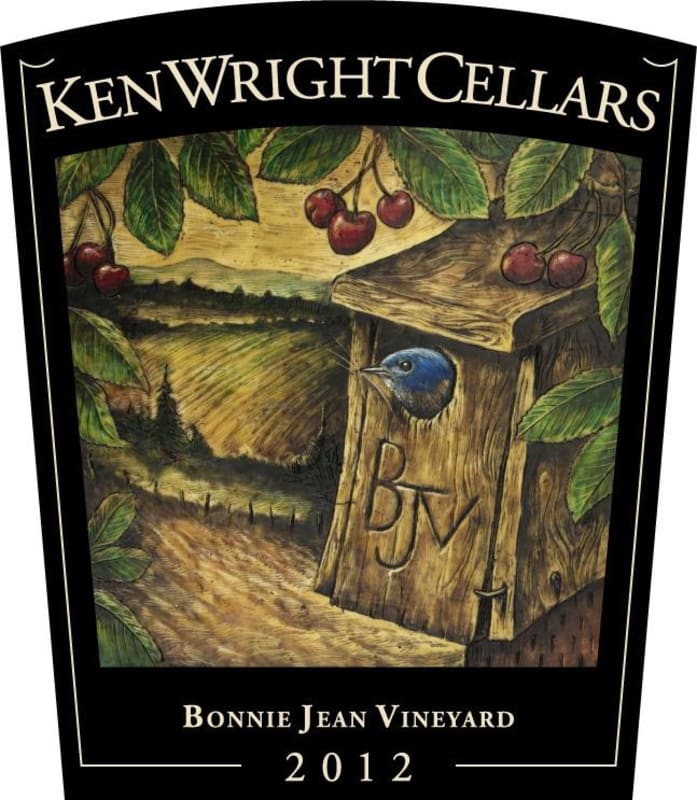 Ken Wright Cellars Bonnie Jean Vineyard Pinot Noir 2012 Front Label