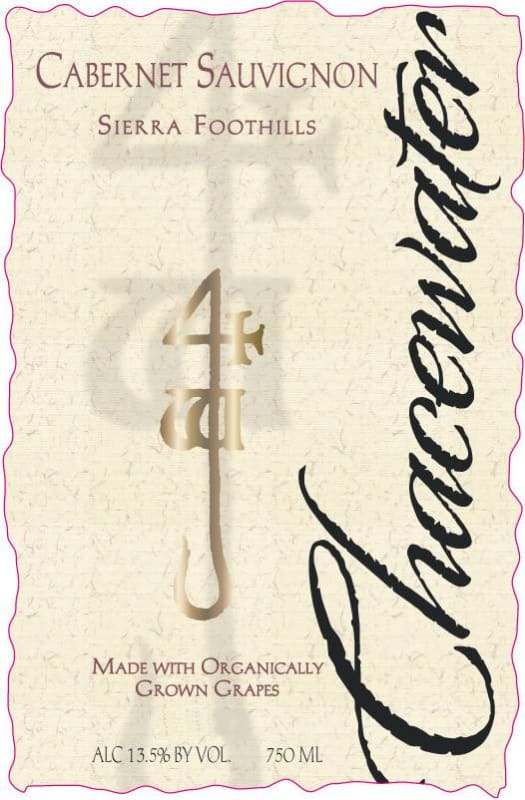 Chacewater Winery Cabernet Sauvignon 2014 Front Label