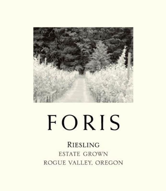Foris Riesling 2015 Front Label