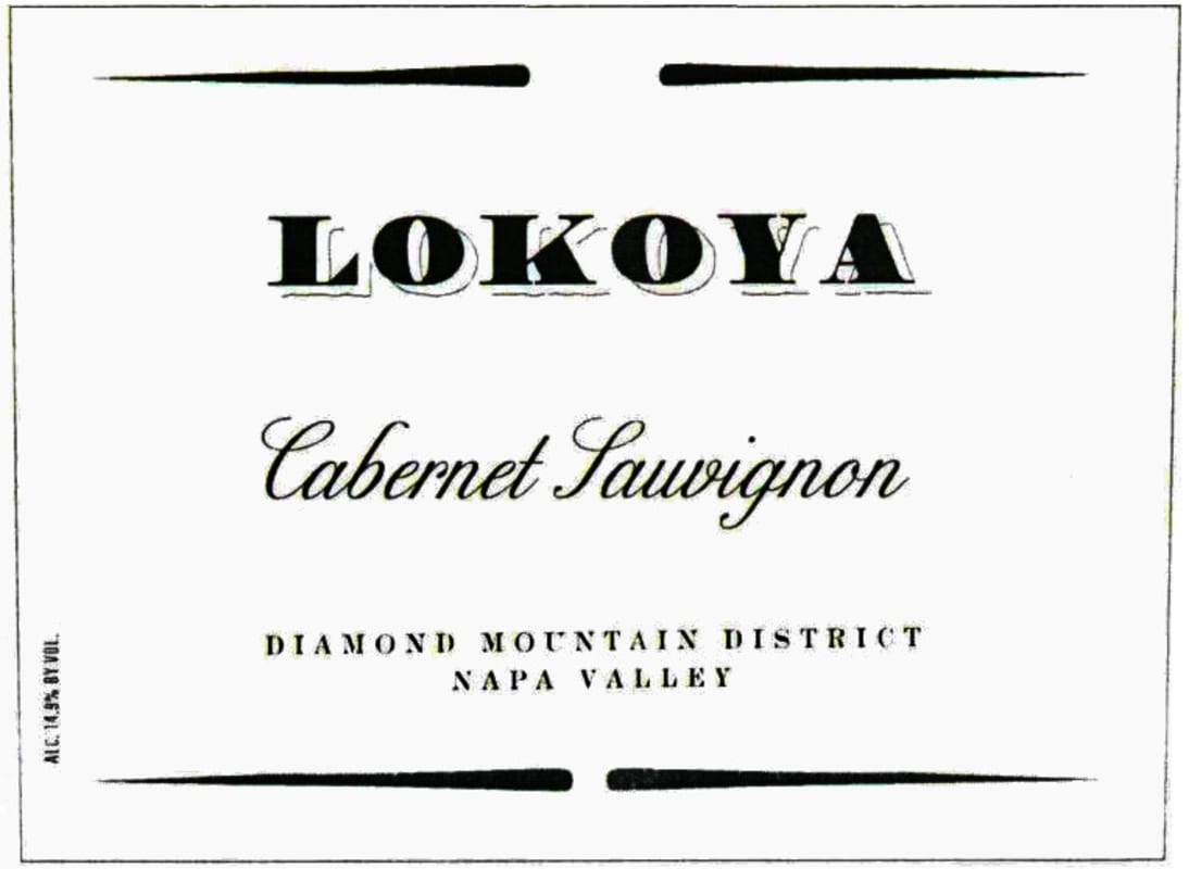 Lokoya Diamond Mountain District Cabernet Sauvignon 2005 Front Label