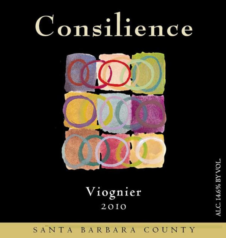 Consilience Viognier 2010 Front Label
