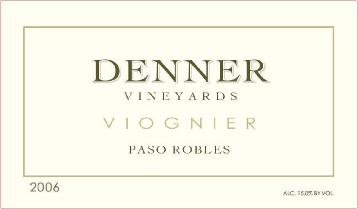 Denner Viognier 2006 Front Label
