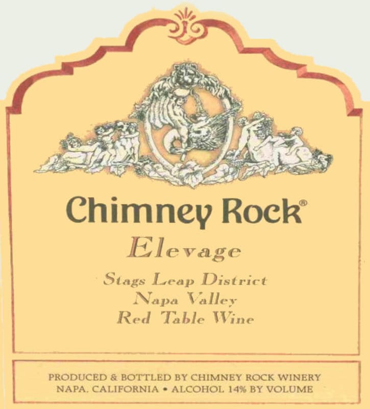 Chimney Rock Elevage Red 2002 Front Label