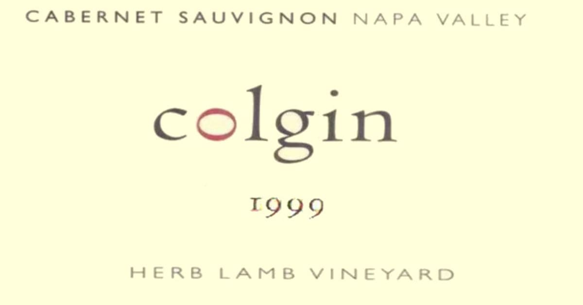 Colgin Herb Lamb Vineyard Cabernet Sauvignon 1999 Front Label