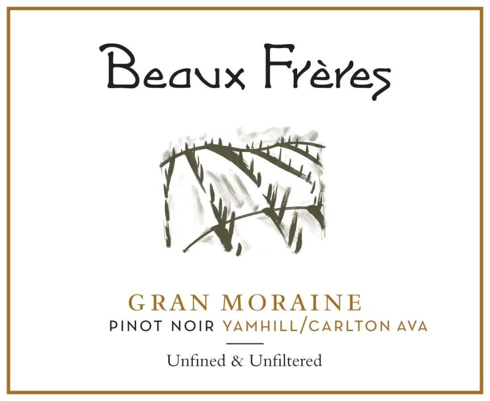 Beaux Freres Gran Moraine Pinot Noir 2015 Front Label