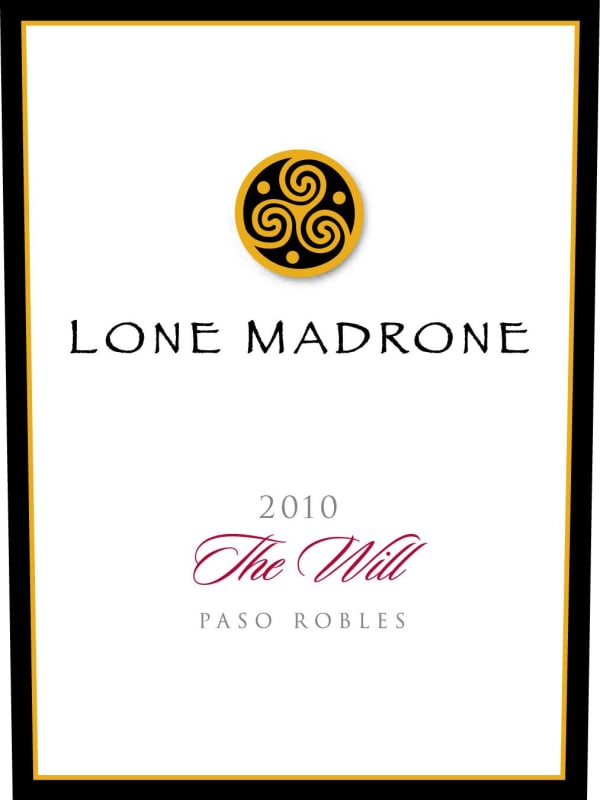 Lone Madrone The Will 2010 Front Label