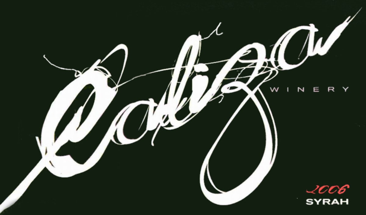 Caliza Winery Syrah 2006 Front Label