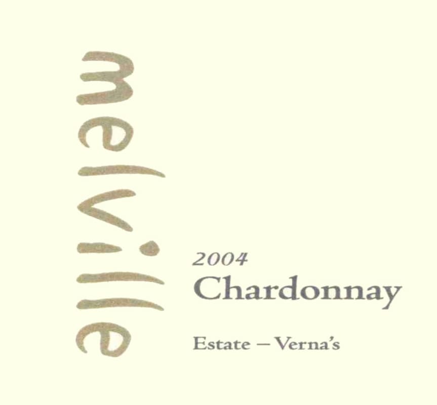 Melville Verna's Chardonnay 2004 Front Label