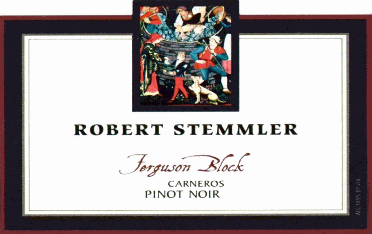 Robert Stemmler Ferguson Block Pinot Noir 2003 Front Label