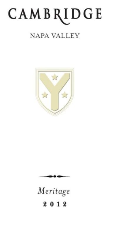 Cambridge California Cellars Meritage 2012 Front Label
