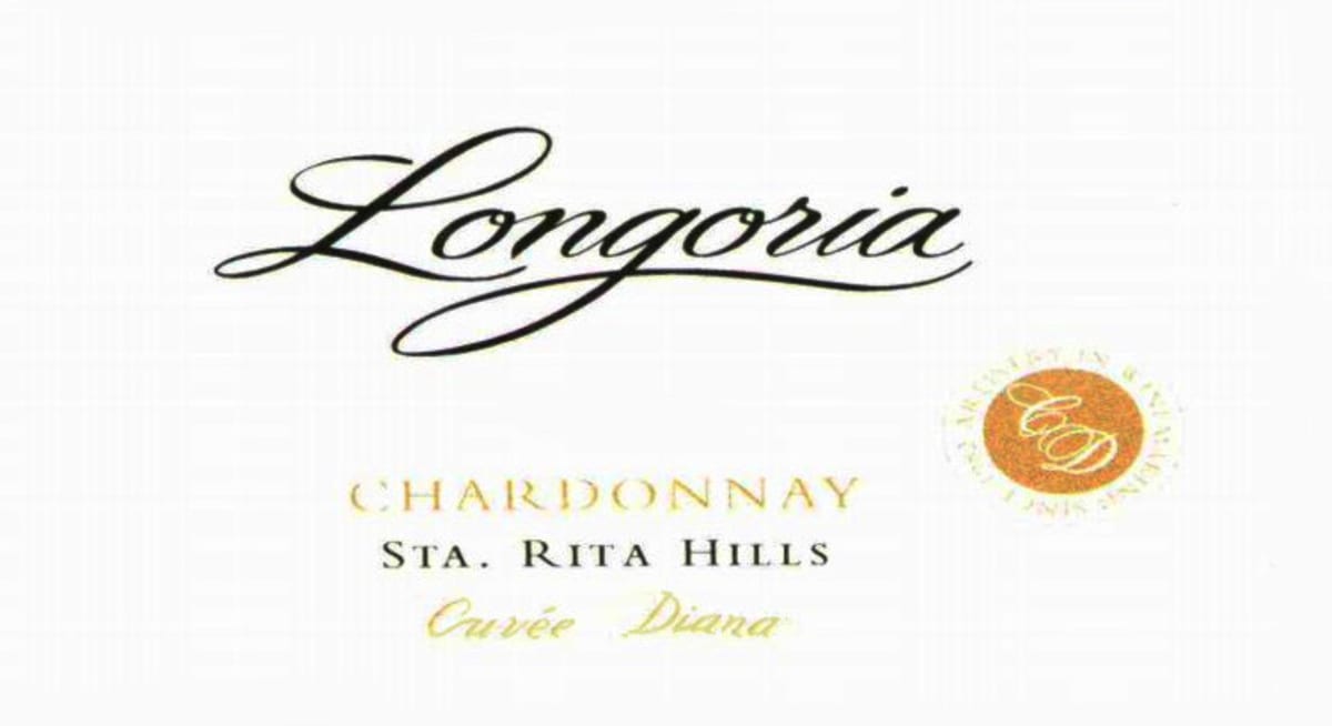 Longoria Cuvee Diana Chardonnay 2011 Front Label