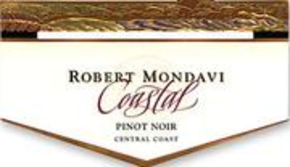 Robert Mondavi Coastal Pinot Noir 1999 Front Label