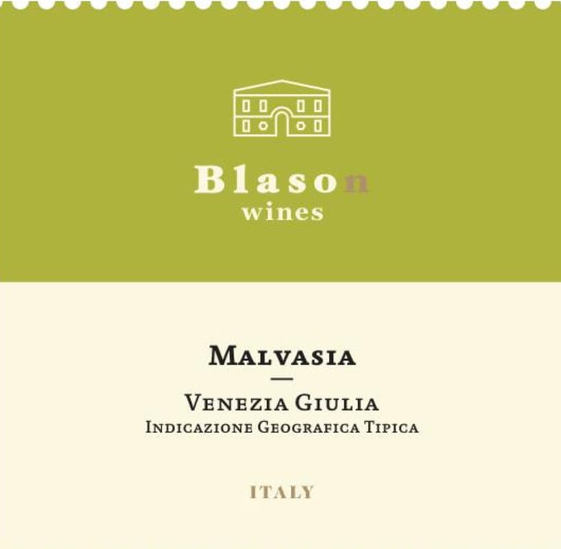 Blason Vini Venezia Giulia Casa in Bruma n 23 Malvasia 2015 Front Label