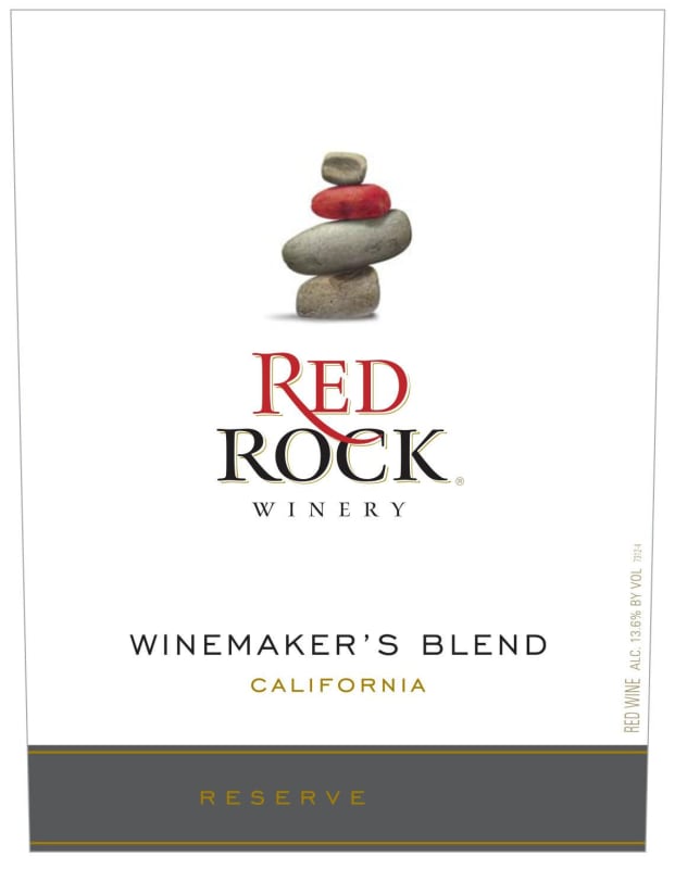 Red Rock Winemaker's Blend Reserve 2013 Front Label