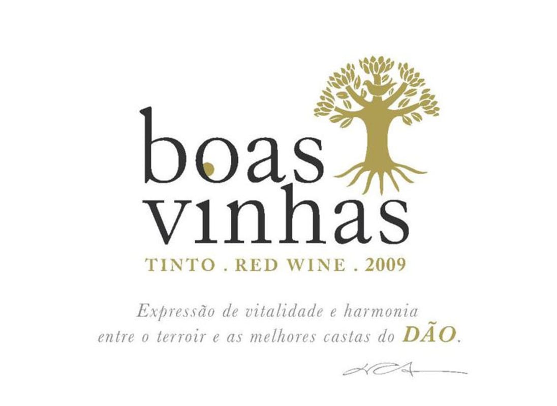 Boas Quintas Red 2009 Front Label