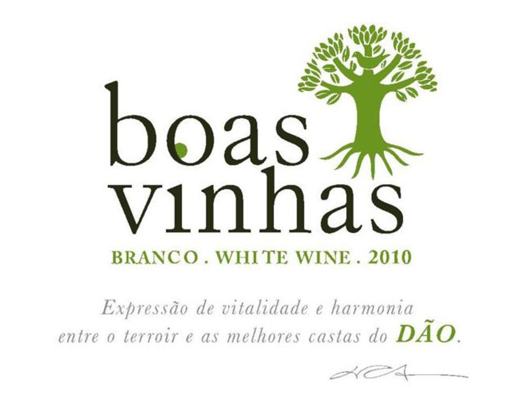 Boas Quintas White 2010 Front Label
