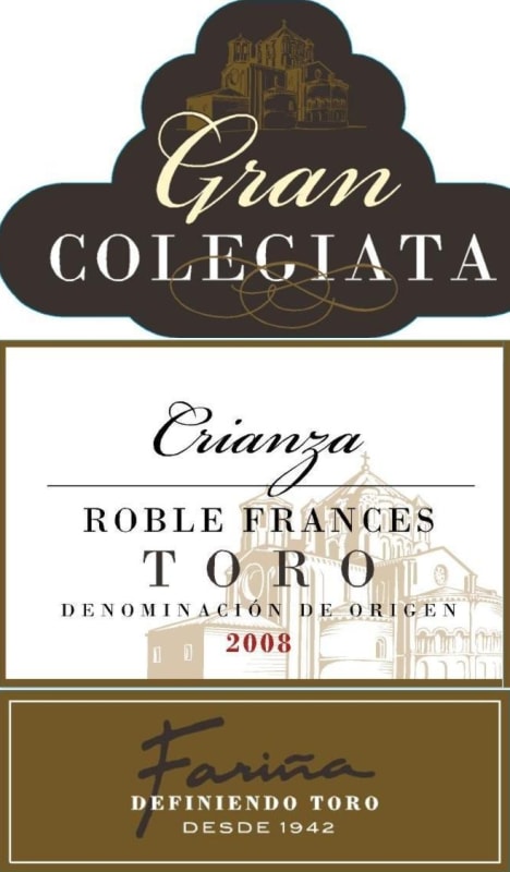 La Perliere Gran Colegiata Roble Frances Crianza 2008 Front Label
