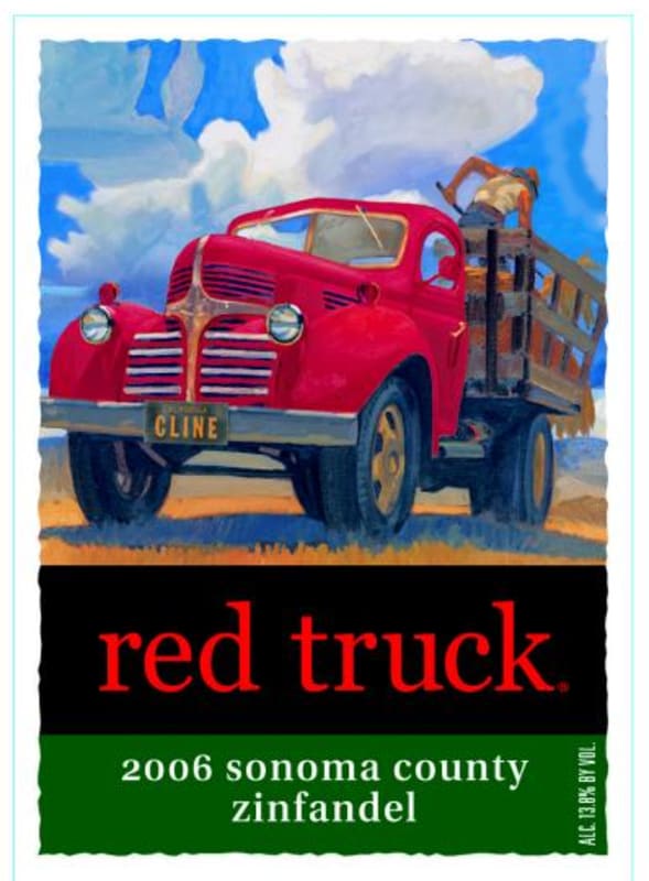 Red Truck Winery Sonoma County Zinfandel 2006 Front Label