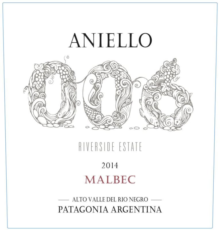 Bodega Aniello 006 Malbec 2014 Front Label