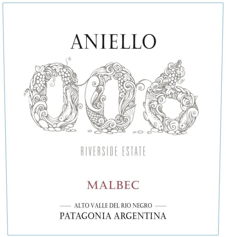 Bodega Aniello 006 Malbec 2015 Front Label