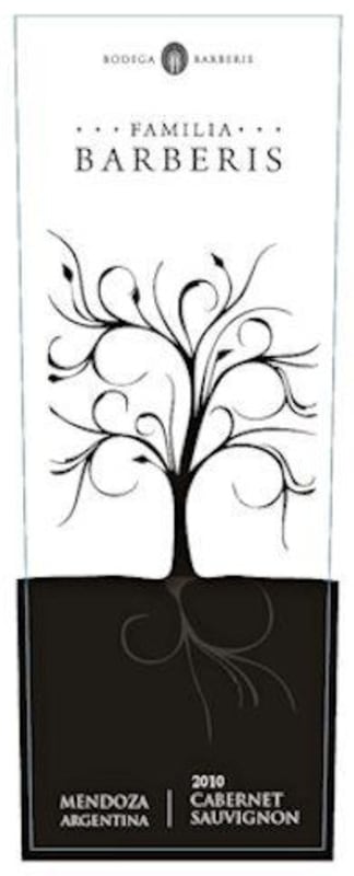 Bodega Barberis Familia Barberis Cabernet Sauvignon 2010 Front Label