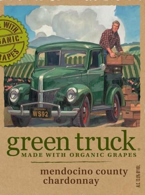 Red Truck Winery Organic Chardonnay 2013 Front Label