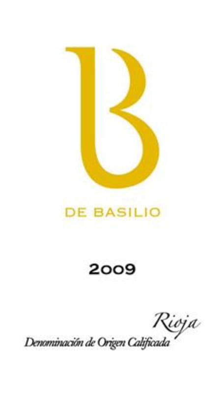 Bodega Basilio Izquierdo B de Basilio Blanco 2009 Front Label